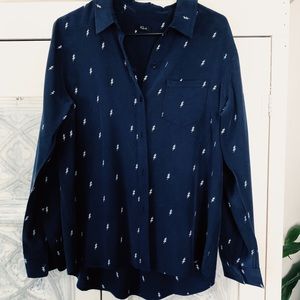 Rails 100% Silk Large Button Down